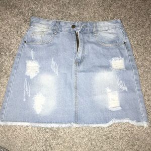 Denim skirt